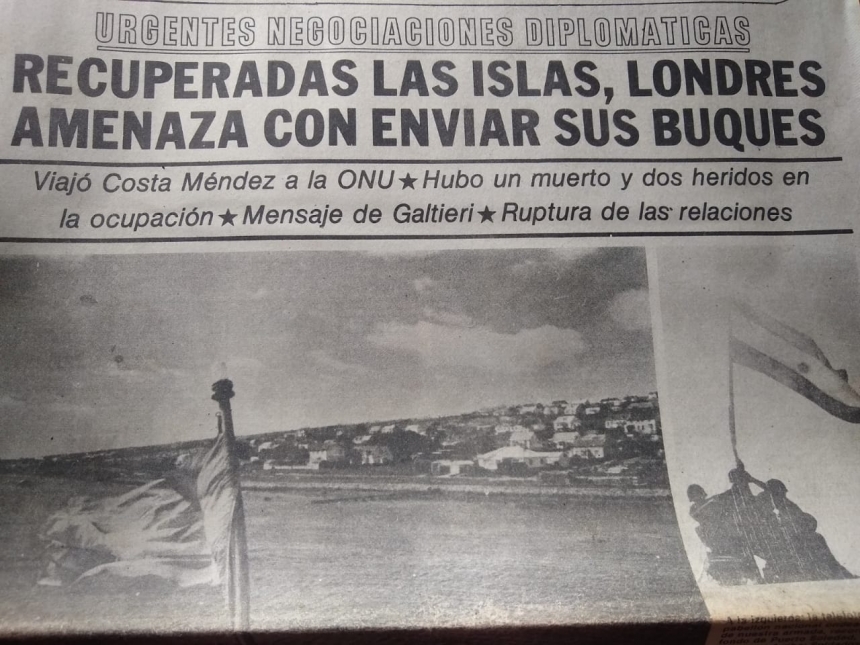 Malvinas: así vivió Corrientes la noticia de la "recuperación" el 2 de abril de 1982